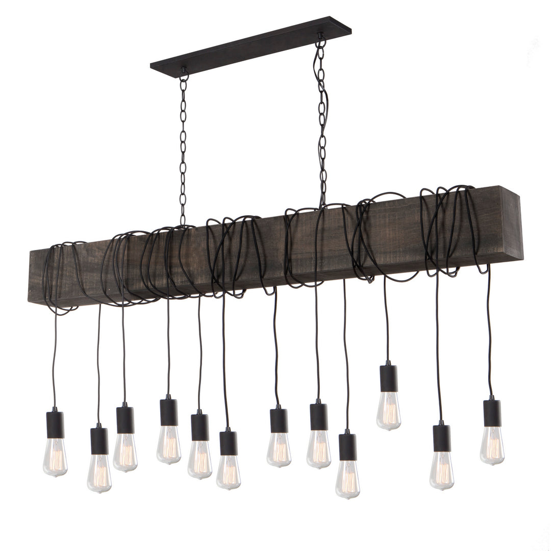 Artcraft Farmhouse AC11502BK Pendant Light - Dark Pine