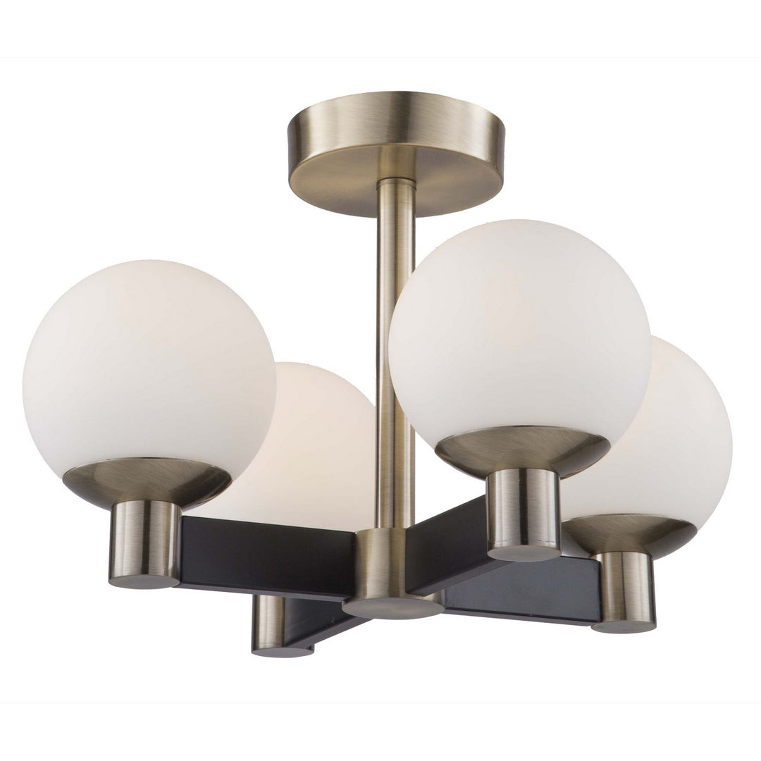 Artcraft Tilbury AC7095VB Ceiling Light - Matte Black & Brass