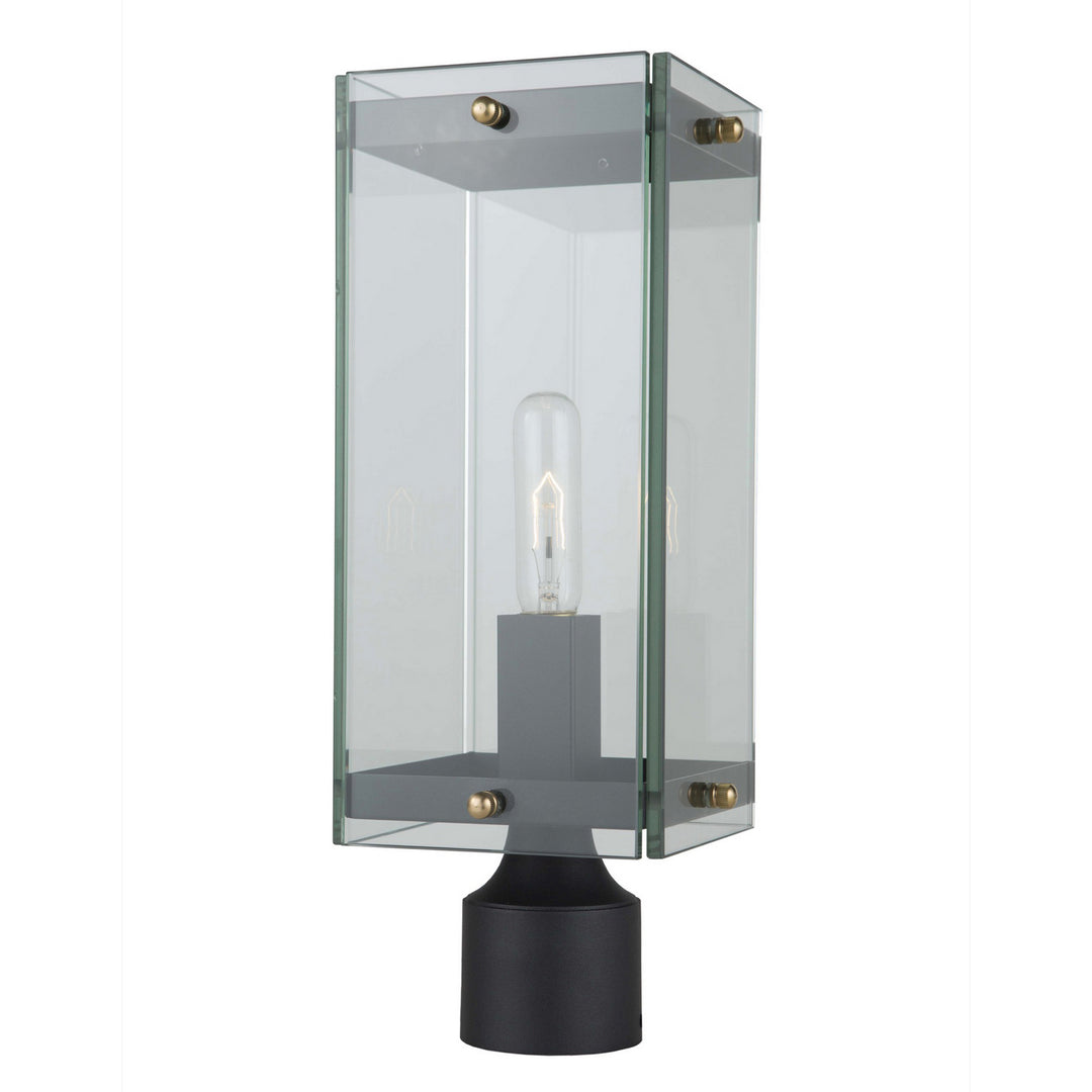 Artcraft Lighting AC8143BK Bradgate One Light Outdoor Post Mount Outdoor Black