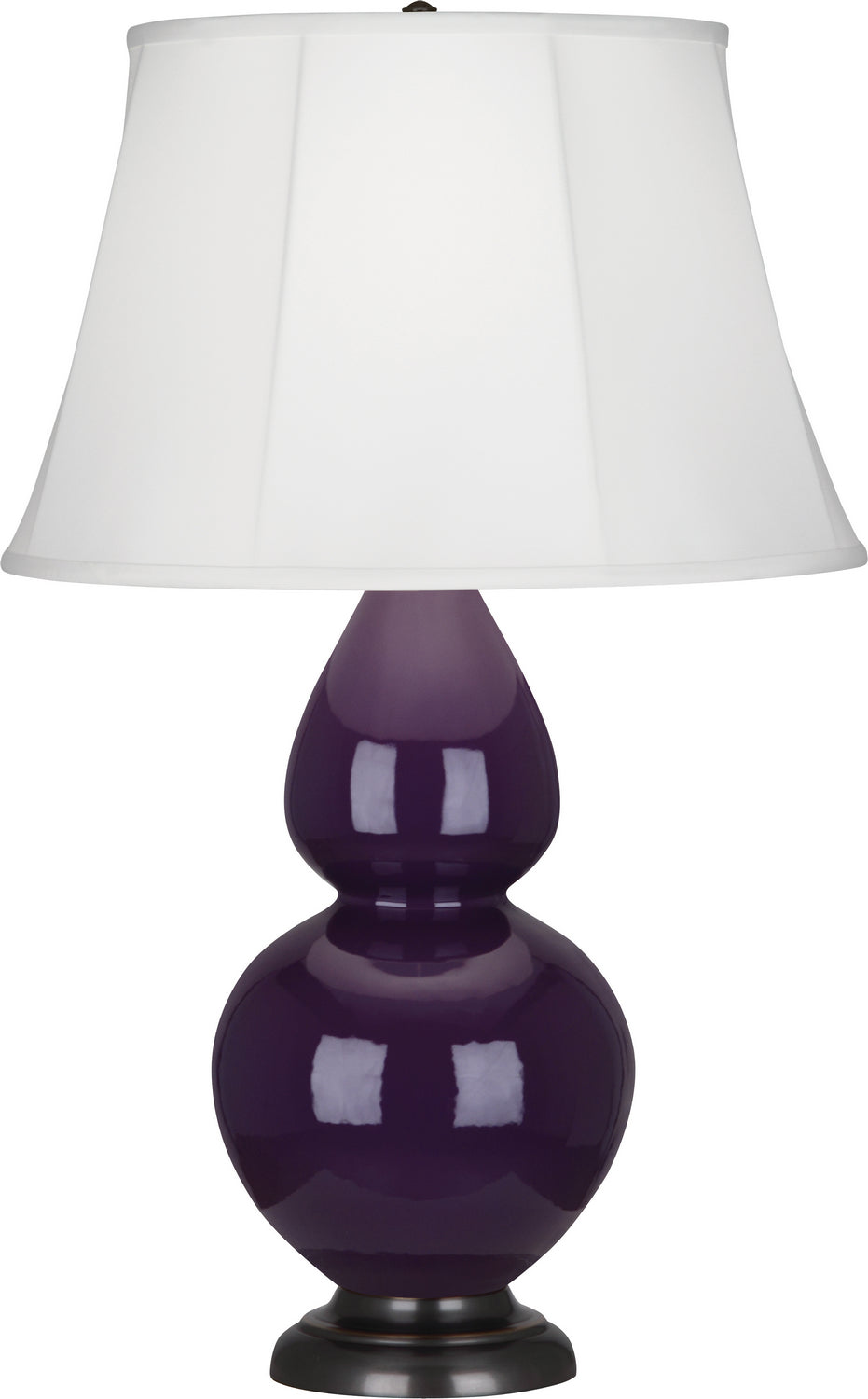 Robert Abbey Lighting 1746 Double Gourd Lamp Amethyst Glazed