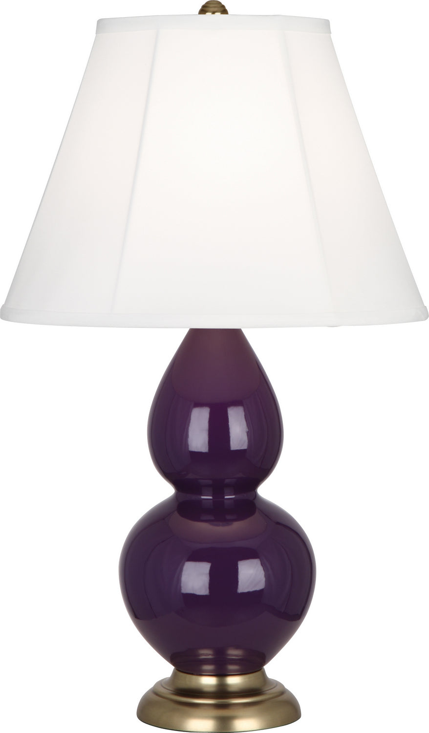 Robert Abbey Lighting 1765 Small Double Gourd Lamp Amethyst Glazed