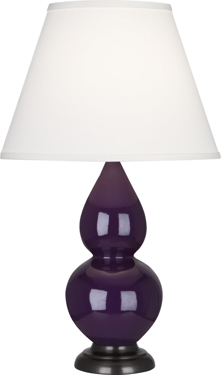 Robert Abbey Lighting 1766X Small Double Gourd Lamp Amethyst Glazed