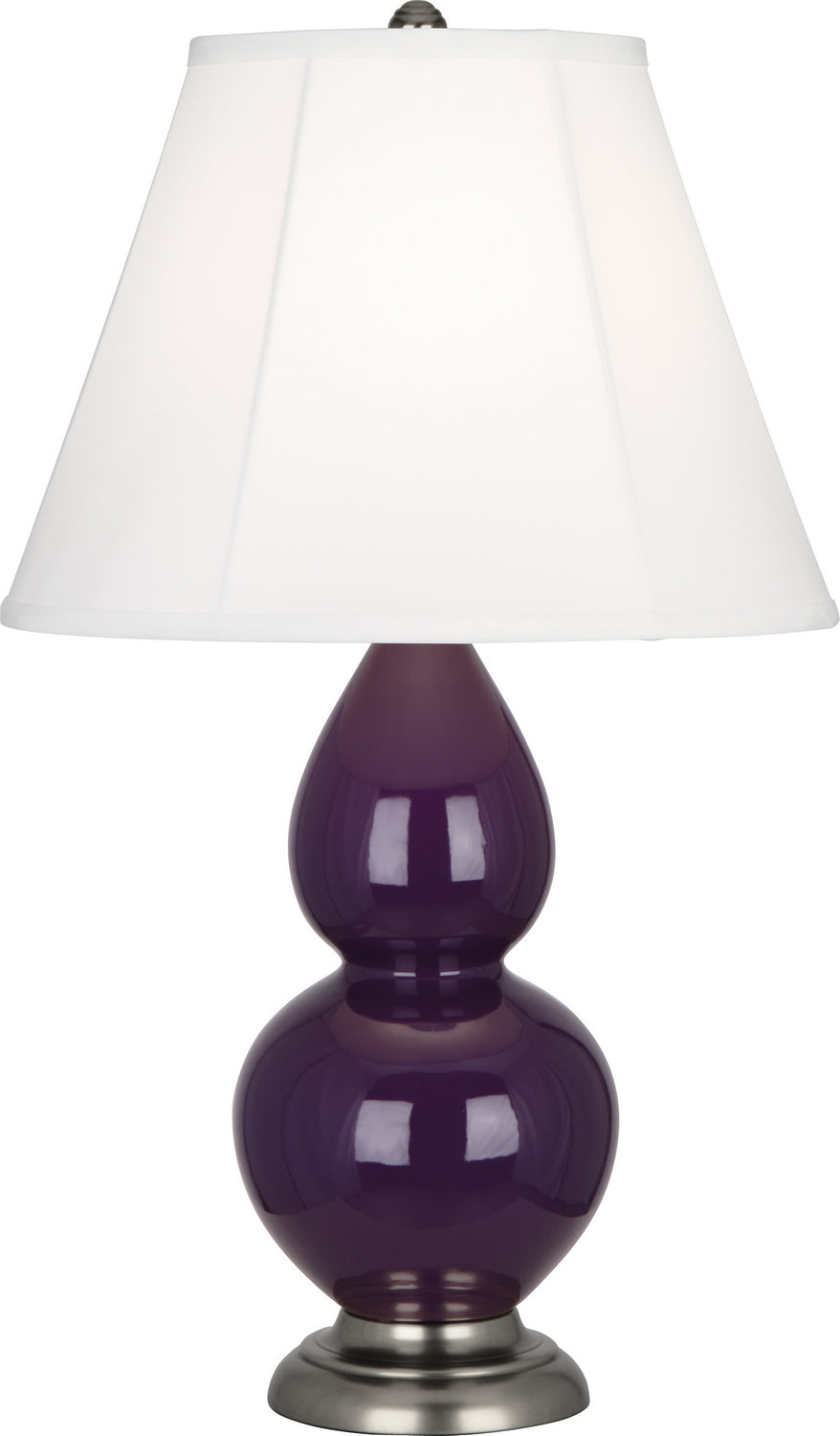 Robert Abbey Lighting 1767 Small Double Gourd Lamp Amethyst Glazed