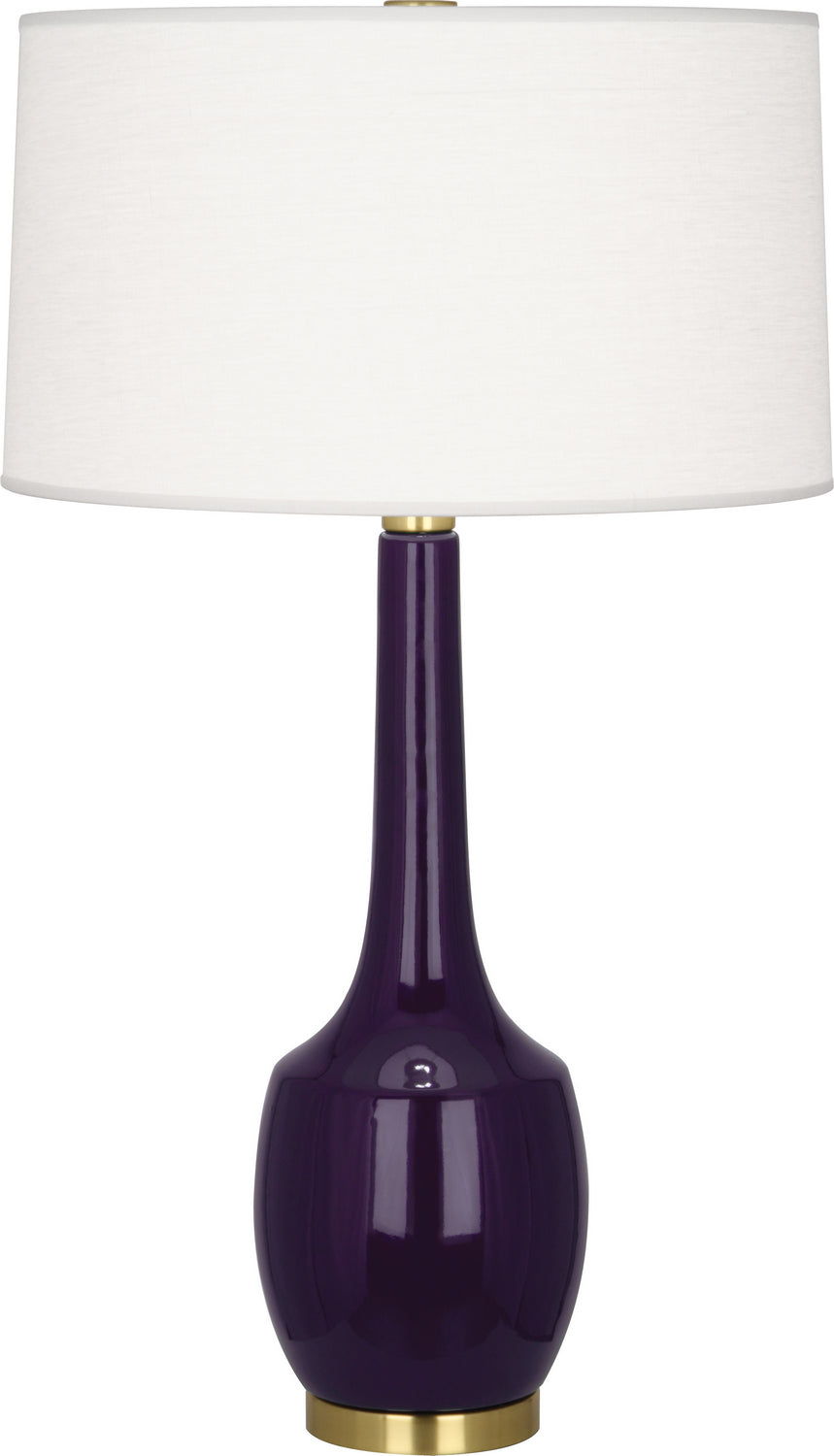 Robert Abbey Lighting AM701 Delilah Lamp Amethyst Glazed