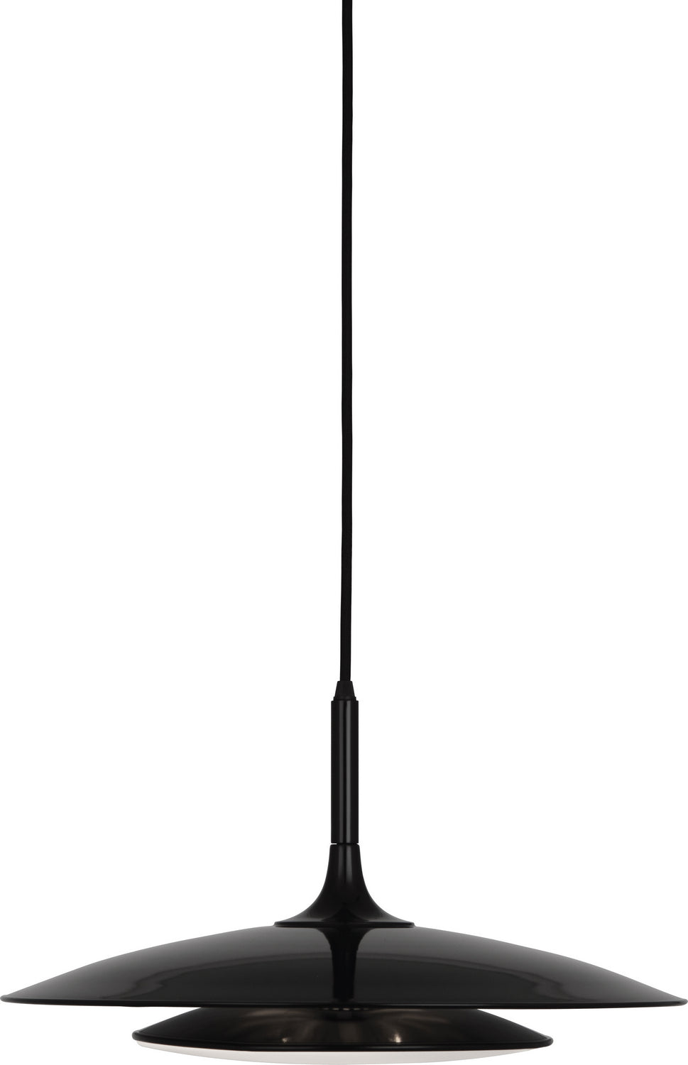 Robert Abbey Axiom B3390 Pendant Light - Gloss Black