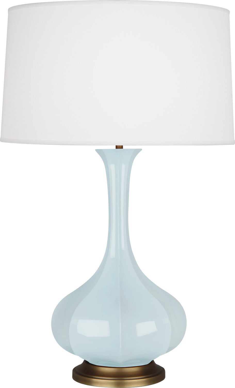 Robert Abbey Lighting BB994 Pike Lamp Baby Blue Glazed