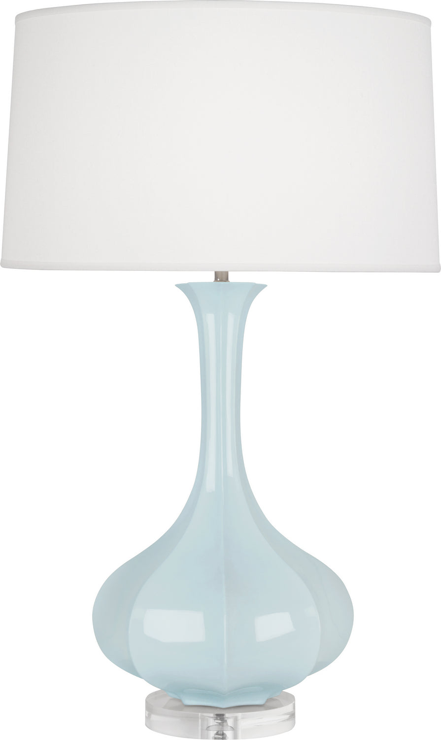 Robert Abbey Lighting BB996 Pike Lamp Baby Blue Glazed