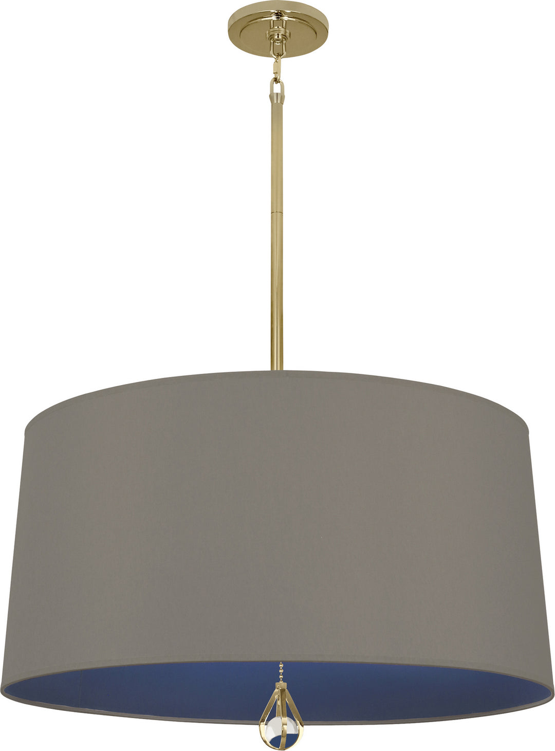 Robert Abbey Williamsburg Custis BN329 Pendant Light - Modern Brass