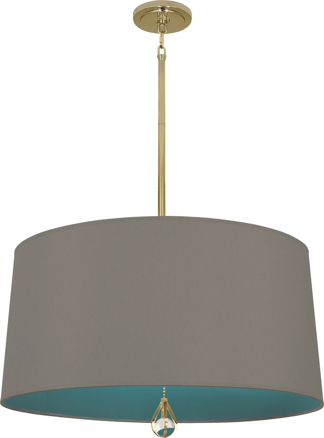 Robert Abbey Williamsburg Custis BN331 Pendant Light - Modern Brass