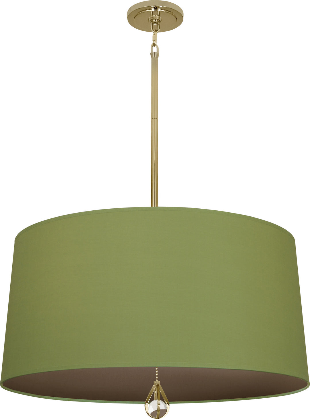 Robert Abbey Williamsburg Custis BN332 Pendant Light - Modern Brass