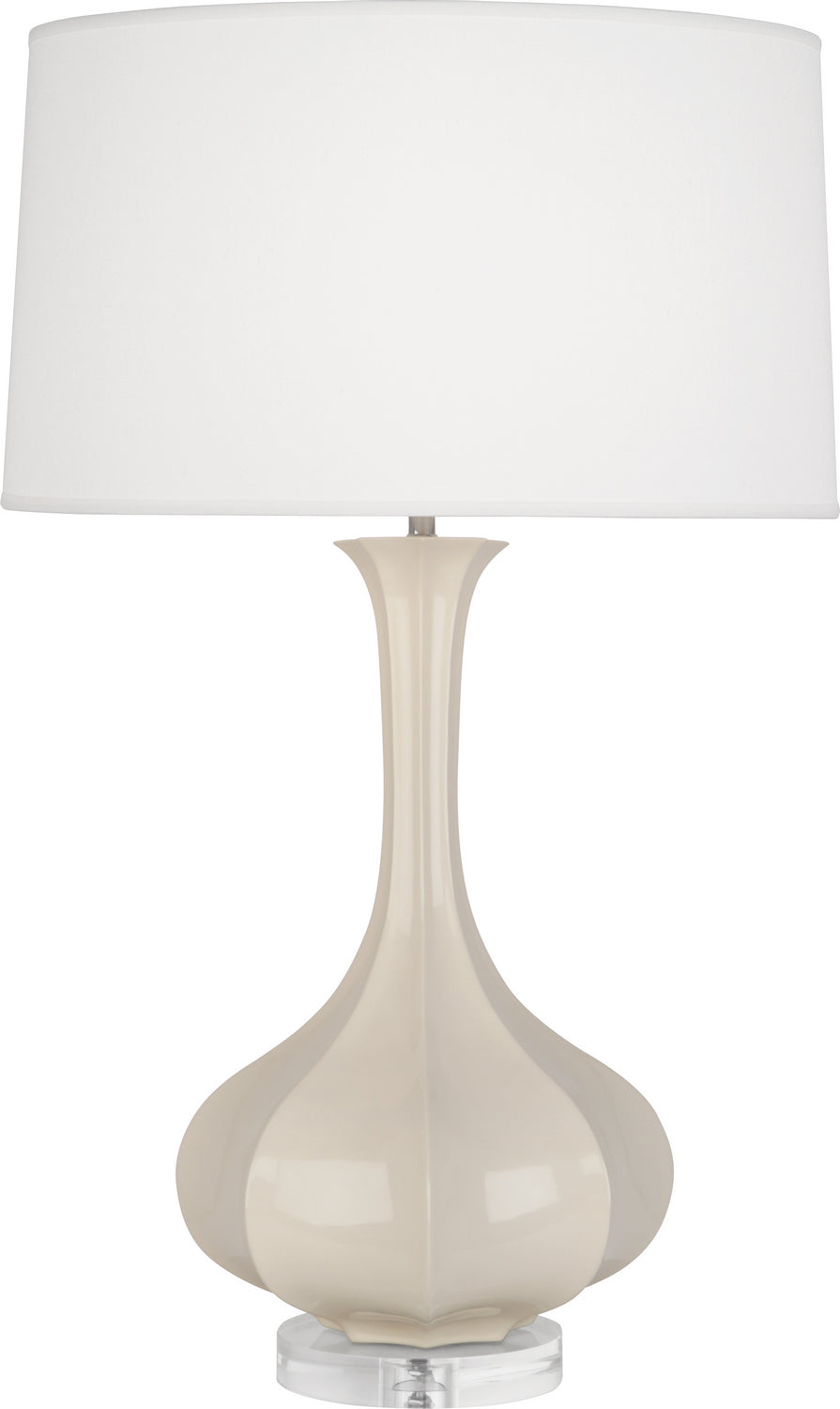 Robert Abbey Lighting BN996 Pike Lamp Bone Glazed