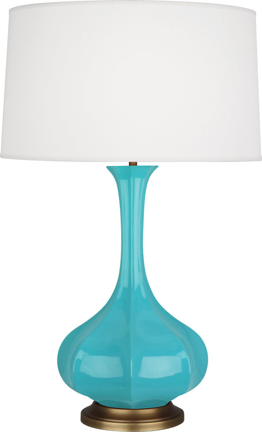 Robert Abbey Lighting EB994 Pike Lamp Egg Blue Glazed