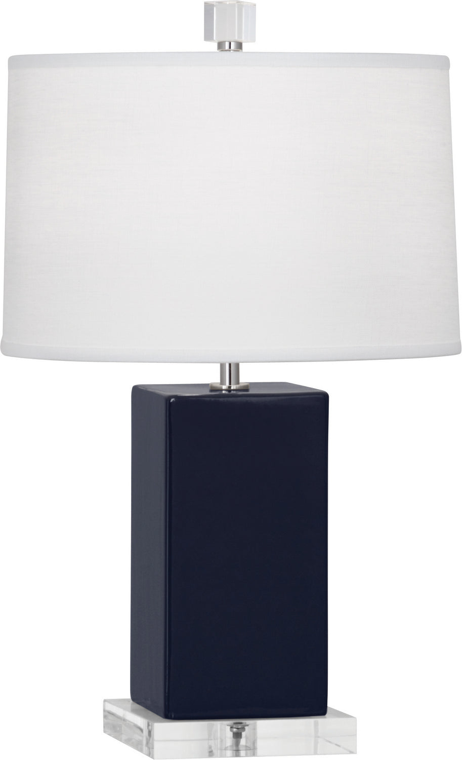 Robert Abbey Lighting MB990 Harvey Lamp Midnight Blue Glazed