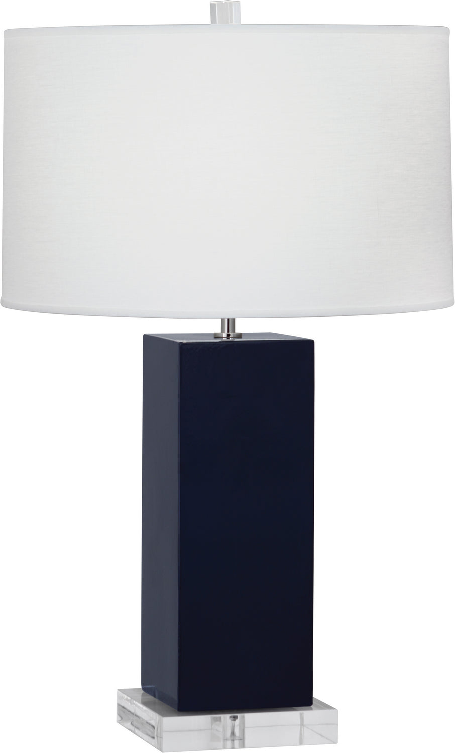 Robert Abbey Lighting MB995 Harvey Lamp Midnight Blue Glazed