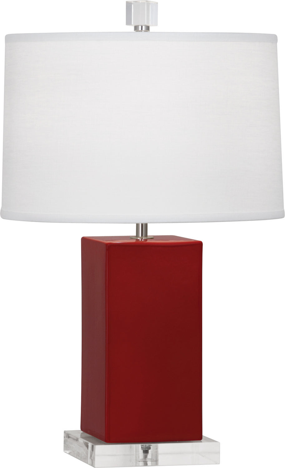 Robert Abbey Lighting OX990 Harvey Lamp Oxblood Glazed