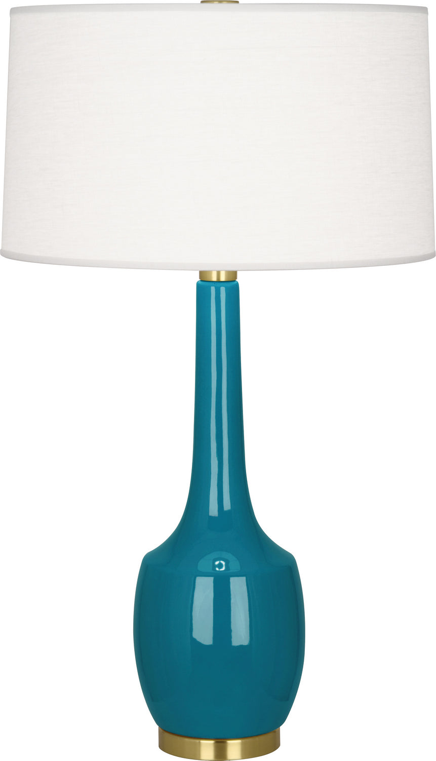 Robert Abbey Lighting PC701 Delilah Lamp Peacock Glazed