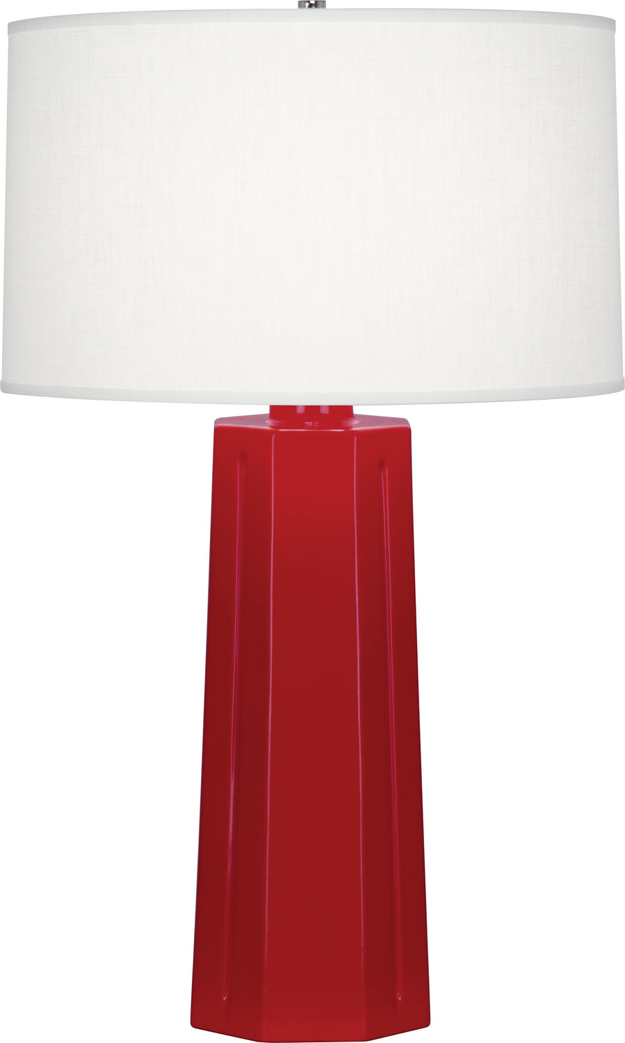 Robert Abbey Lighting RR960 Mason Lamp Ruby Red Glazed