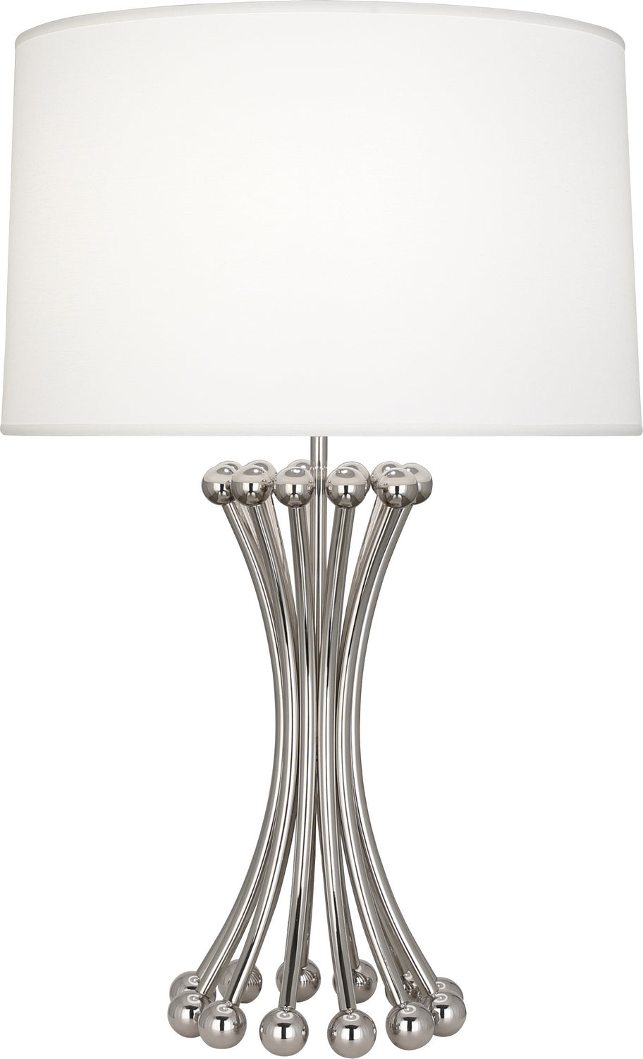 Robert Abbey Lighting S475 Jonathan Adler Biarritz Lamp Polished Nickel