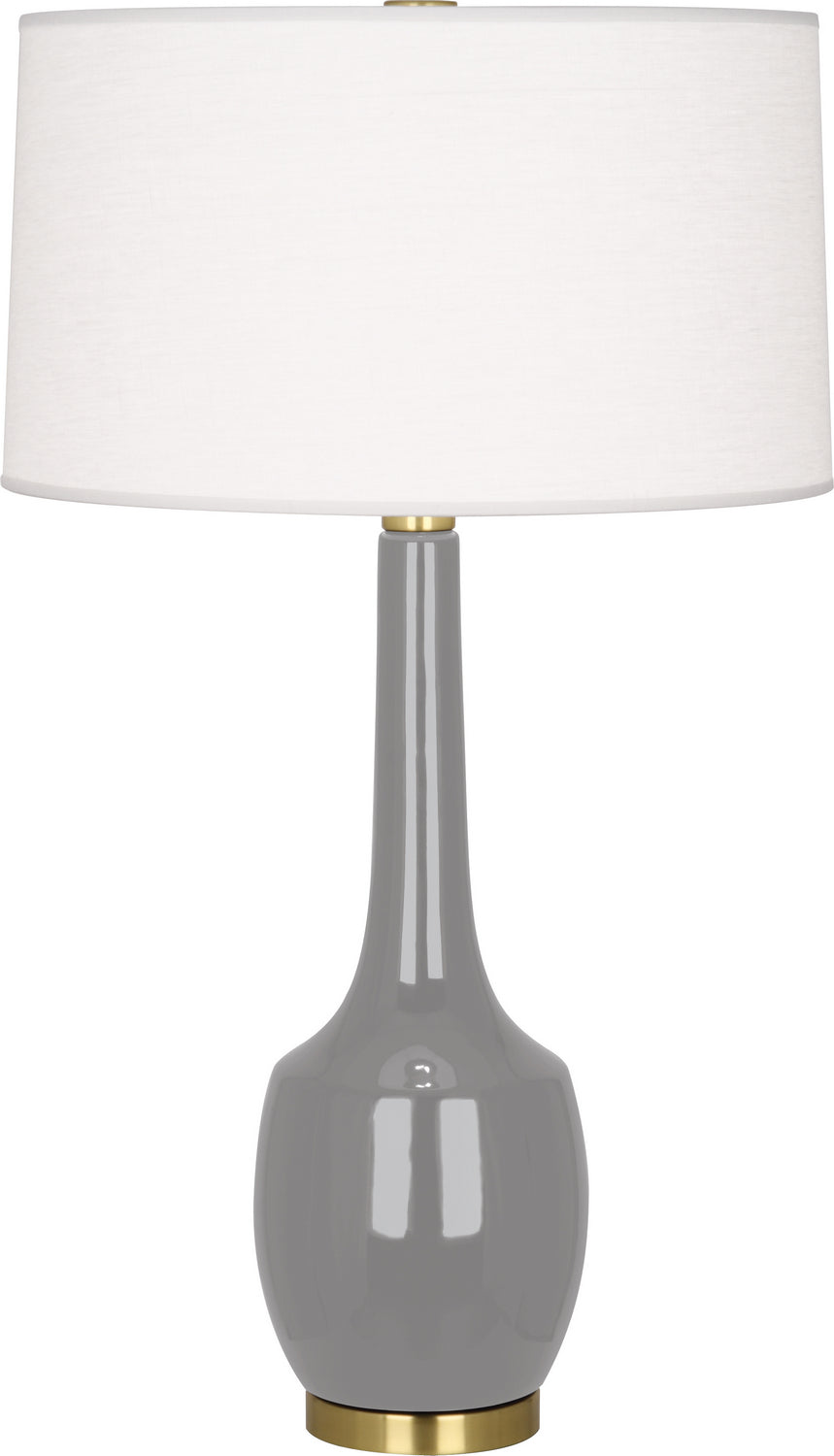 Robert Abbey Lighting ST701 Delilah Lamp Smoky Taupe Glazed