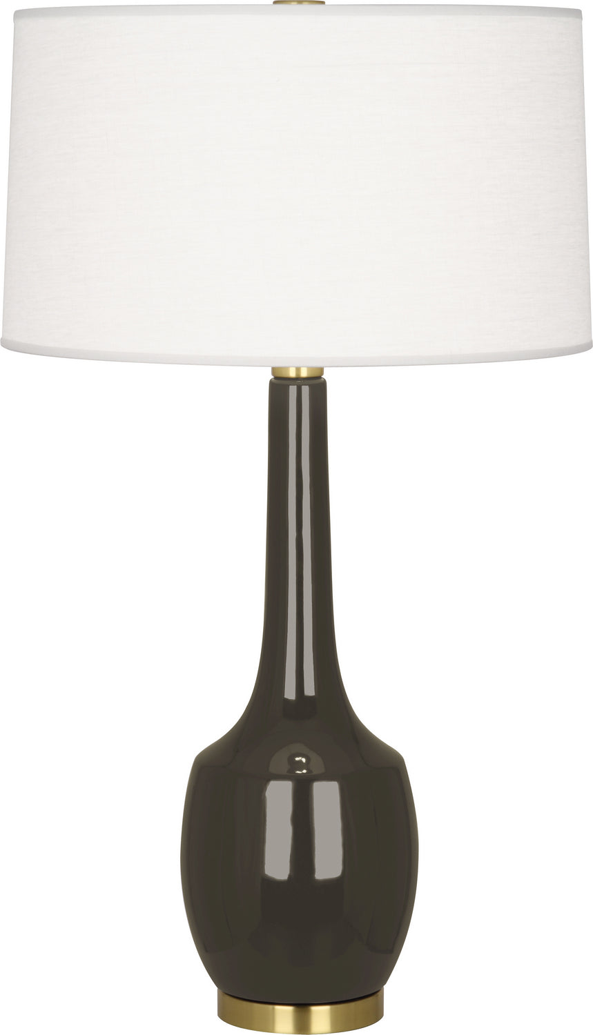 Robert Abbey Lighting TE701 Delilah Lamp Brown Tea Glazed