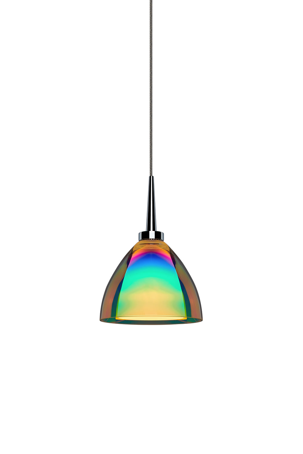 Bruck Lighting 223908CH/MP Rainbow Led Pendant Track Light Chrome