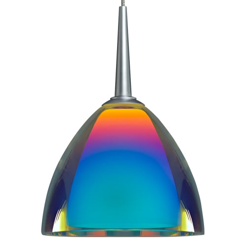 Bruck Lighting 320908MC/MP Rainbow One Light Pendant Track Light Chrome