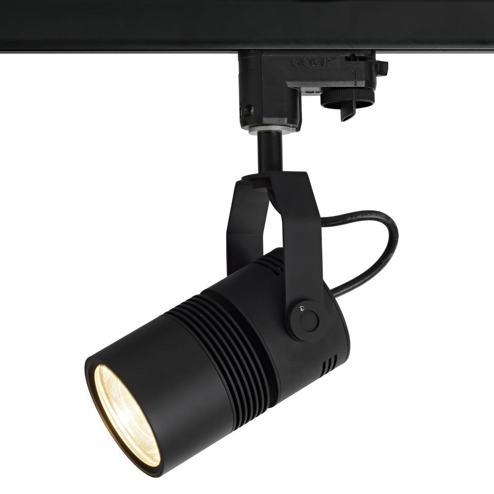 Bruck Lighting 350420BK/11/CLR/ECO Z15 Led Track Spot Track Light Black