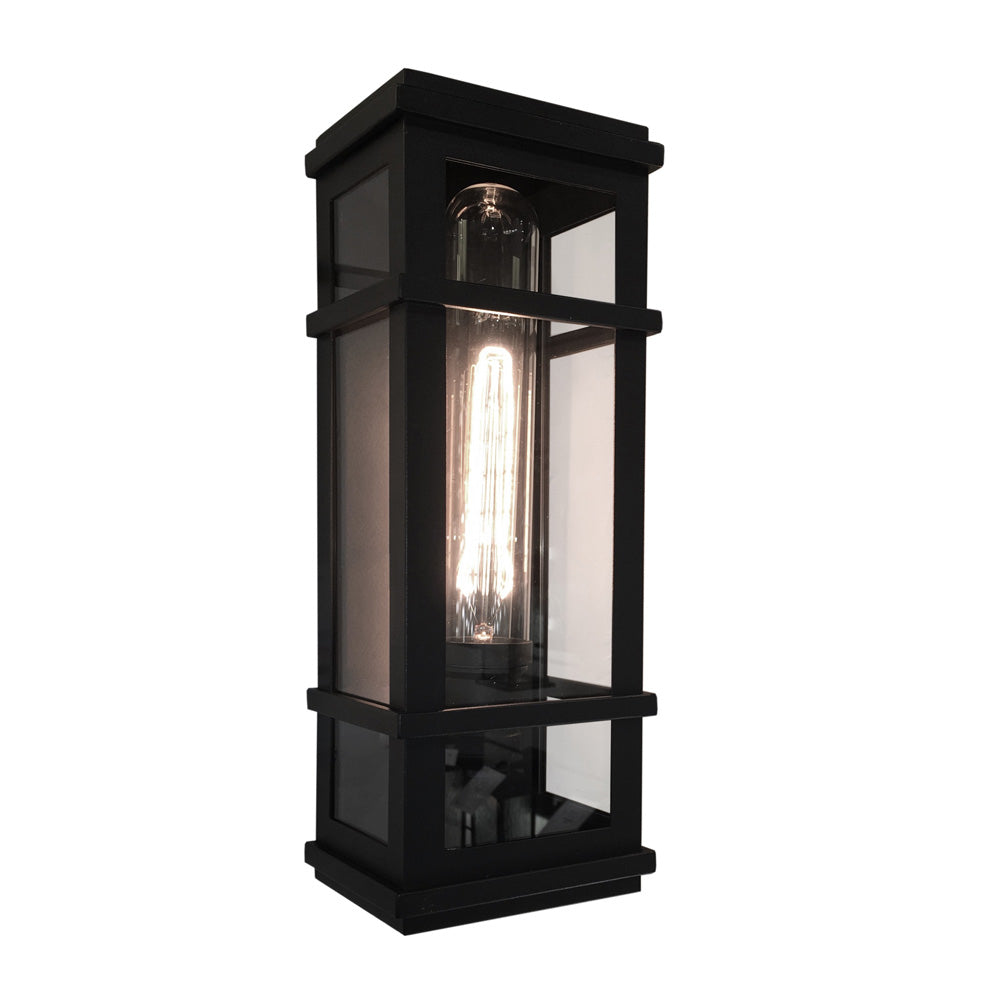 Artcraft Lighting SC13111BK Granger Square Led Wall Sconce Outdoor Black