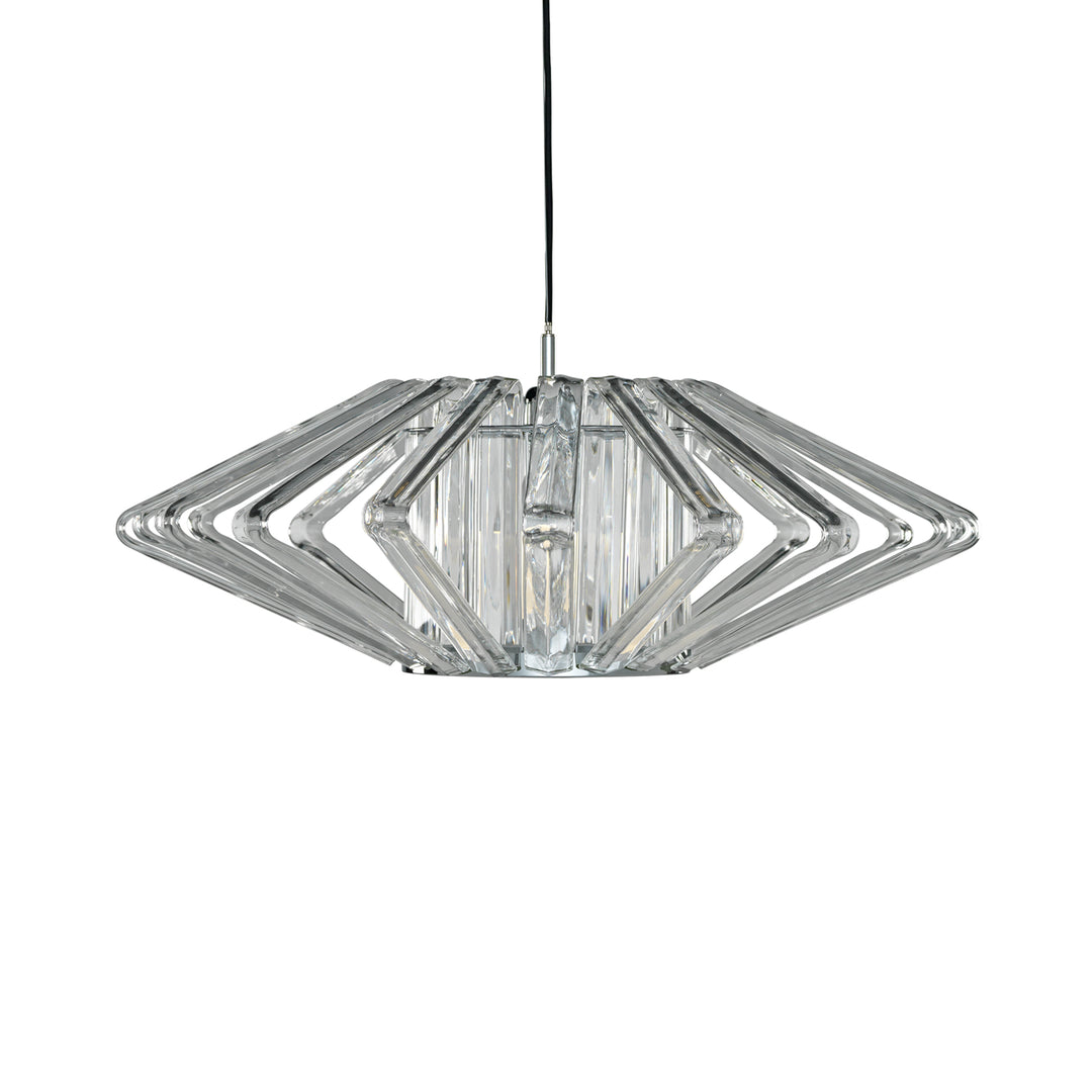 Justice Designs Bohemia BOH-6032-CLER-CROM Chandelier Light - Polished Chrome