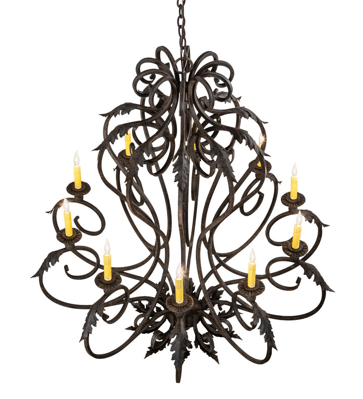 Meyda Tiffany Josephine 210727 Chandelier Light - Mahogany Bronze