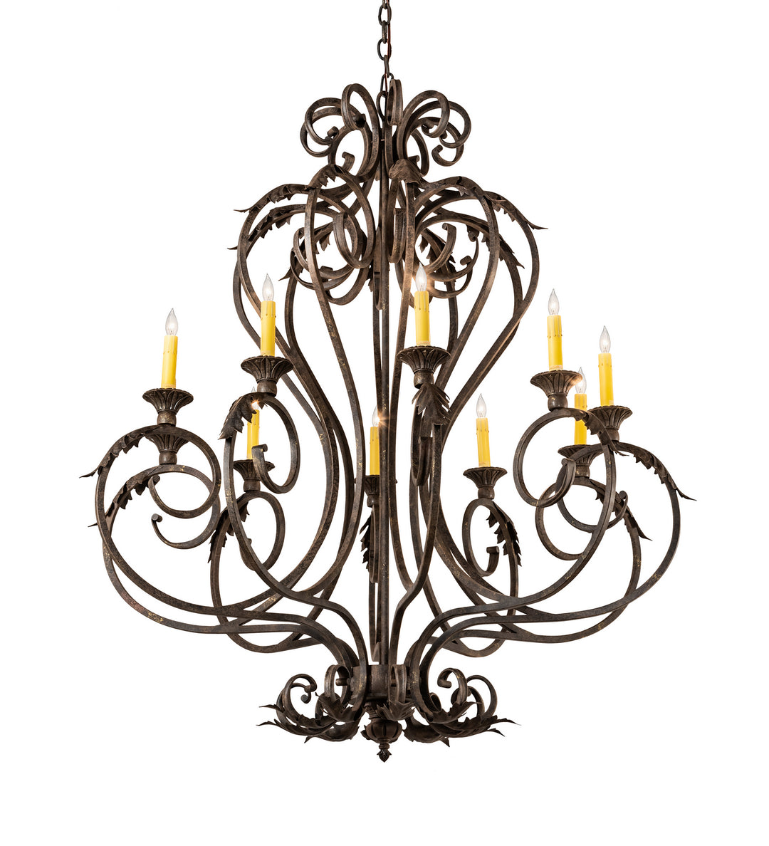 Meyda Tiffany Josephine 210727 Chandelier Light - Mahogany Bronze