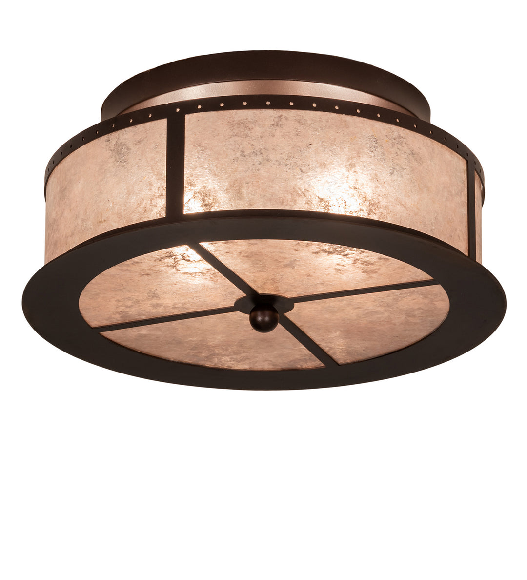 Meyda Tiffany Smythe Craftsman 214356 Ceiling Light - Mahogany Bronze