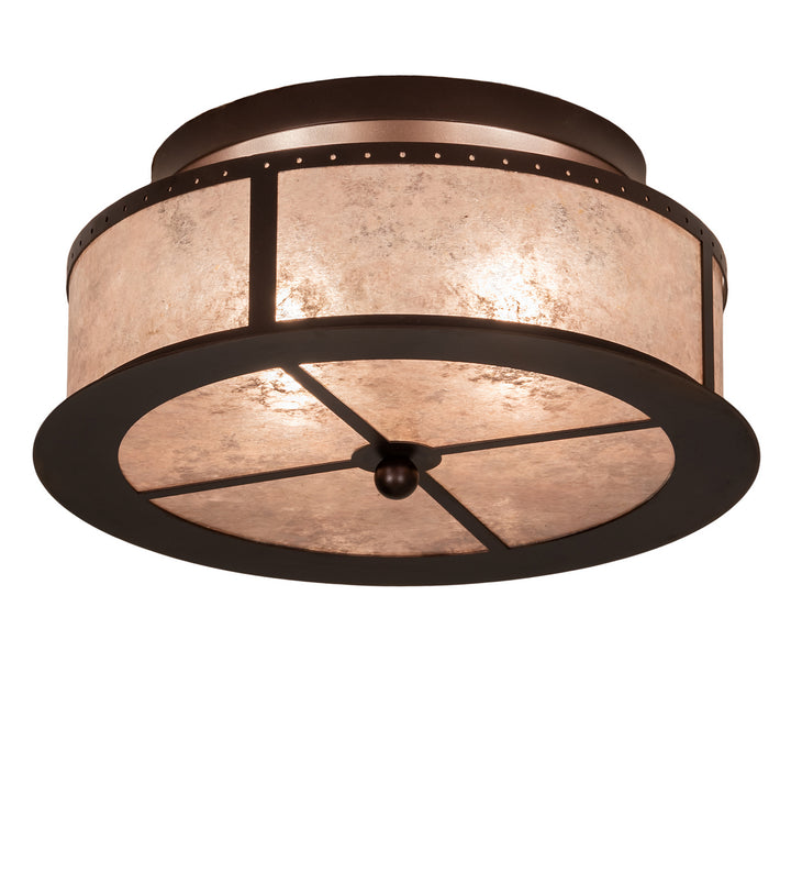 Meyda Tiffany Smythe Craftsman 214356 Ceiling Light - Mahogany Bronze