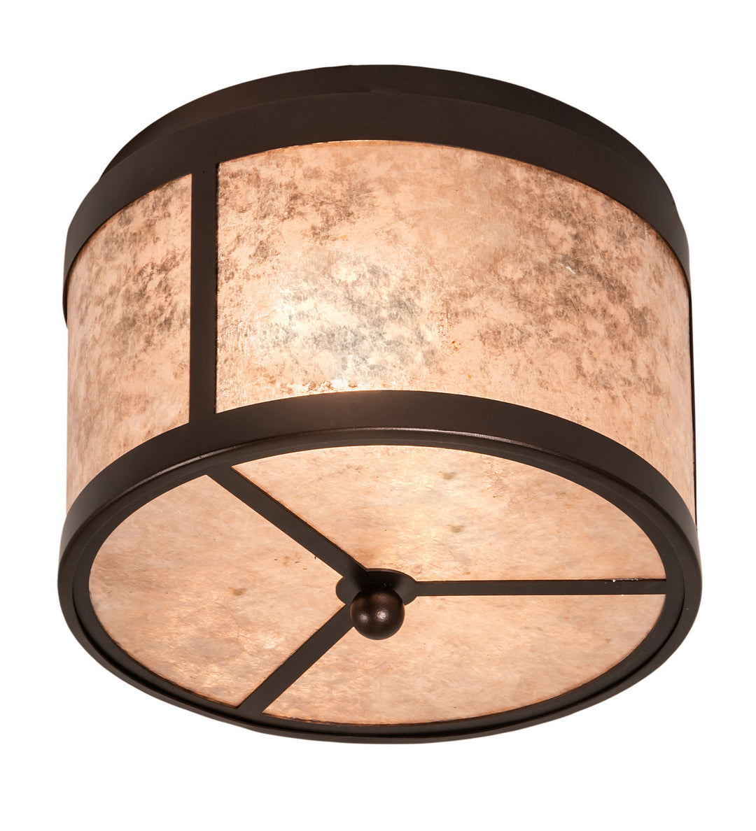 Meyda Tiffany Smythe Craftsman 214357 Ceiling Light - Mahogany Bronze