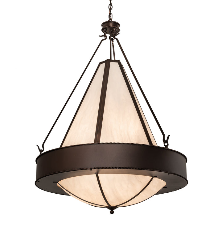 Meyda Tiffany Obsidian 214421 Chandelier Light - Mahogany Bronze