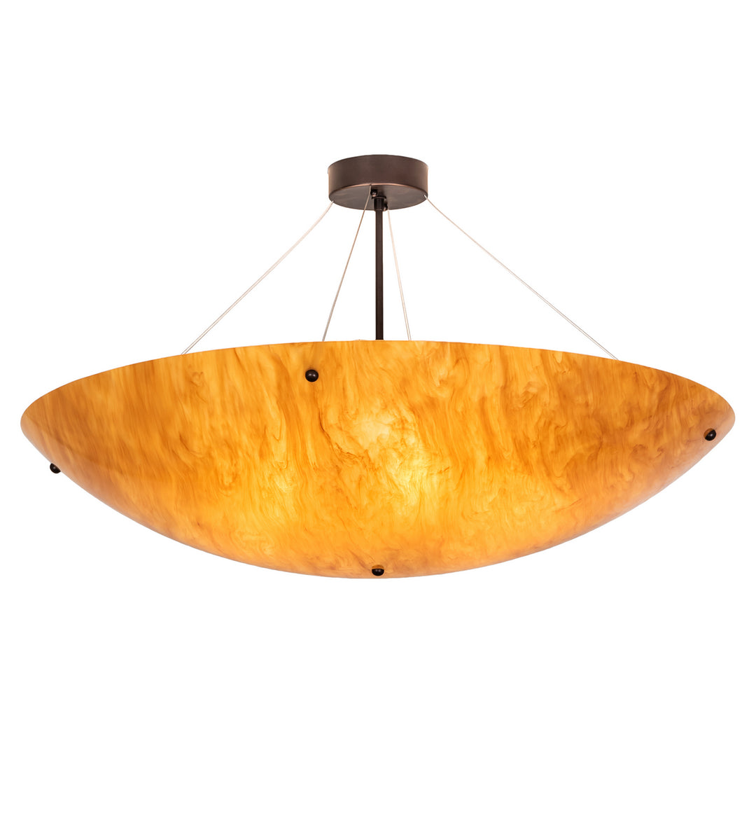 Meyda Tiffany Cypola 214541 Ceiling Light - Mahogany Bronze