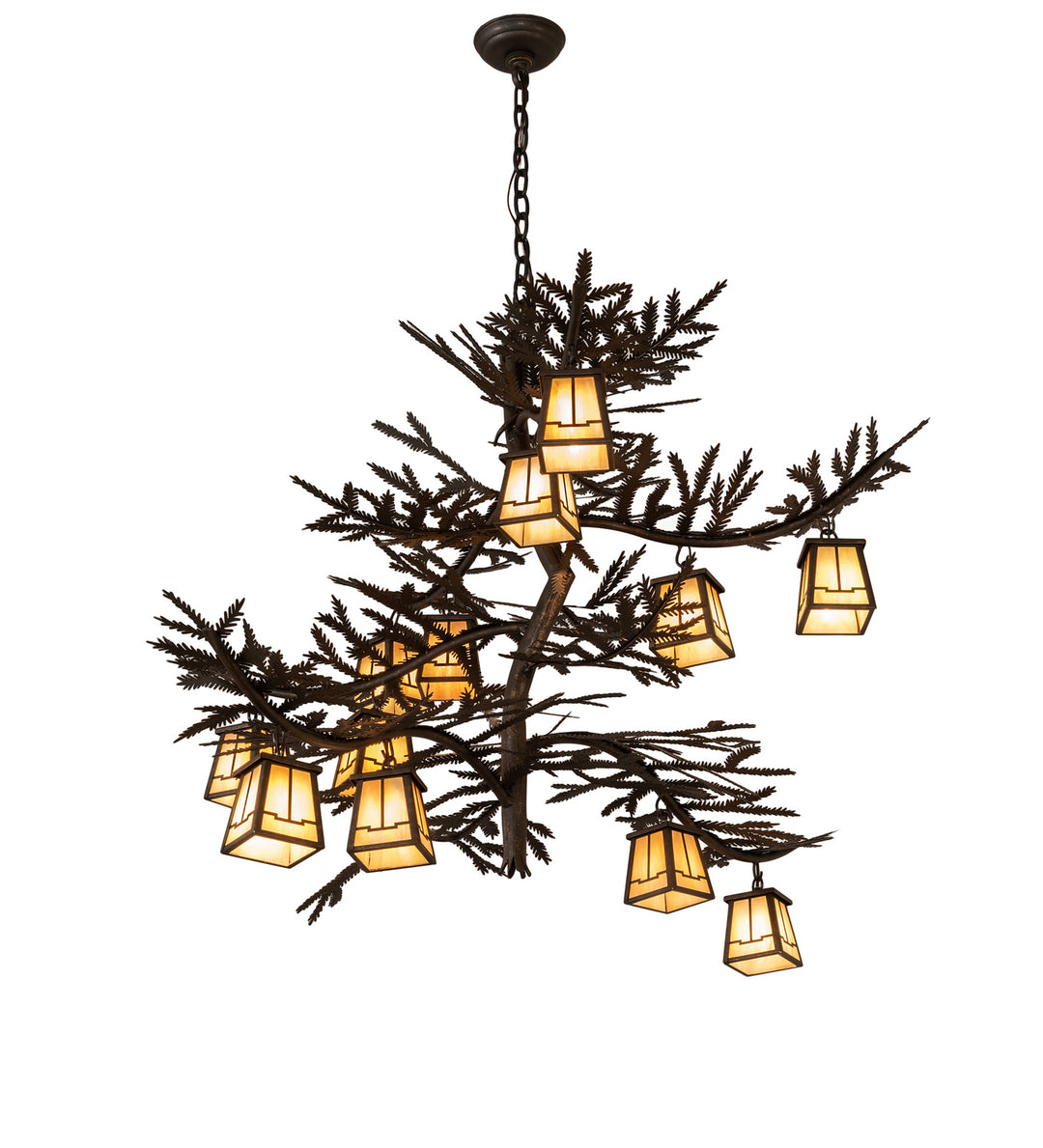 Meyda Tiffany Pine Branch 216222 Chandelier Light -