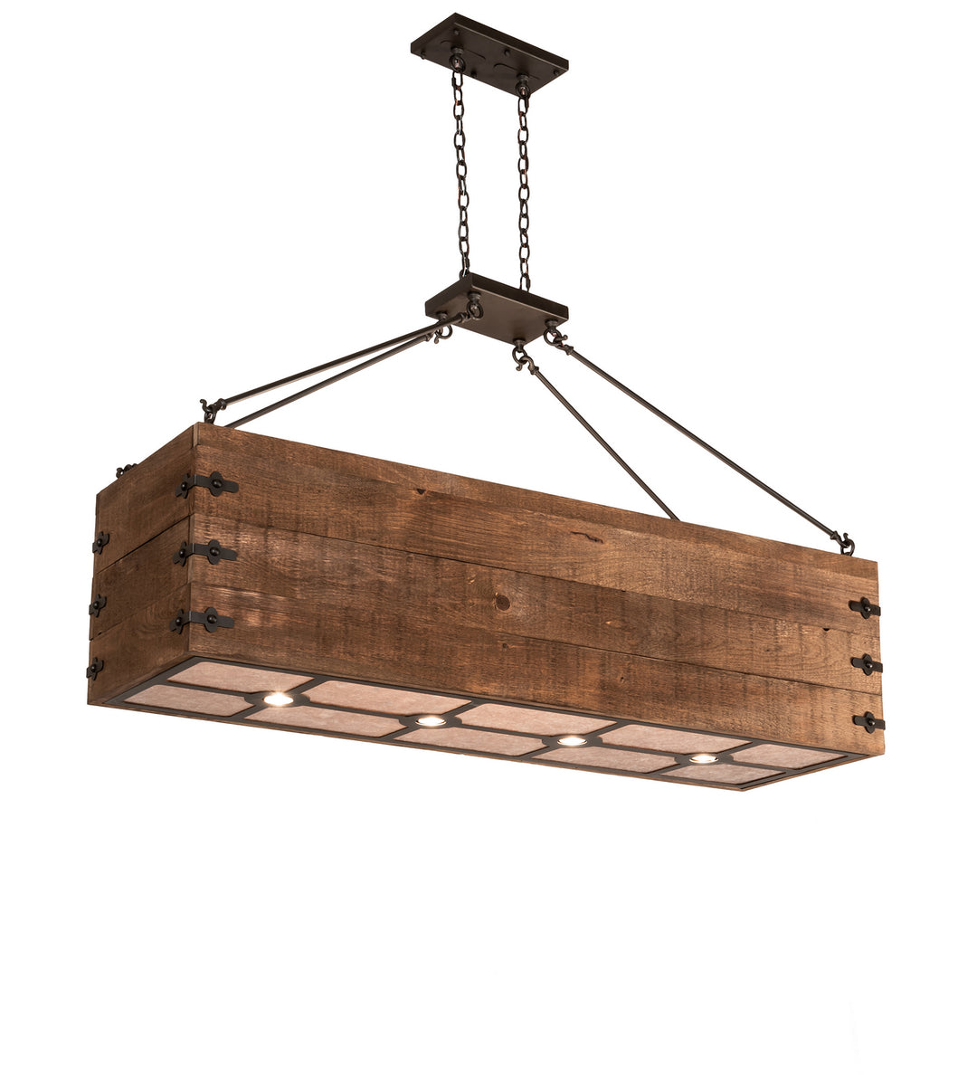 Meyda Tiffany Reclamare 217760 Pendant Light - Natural Wood