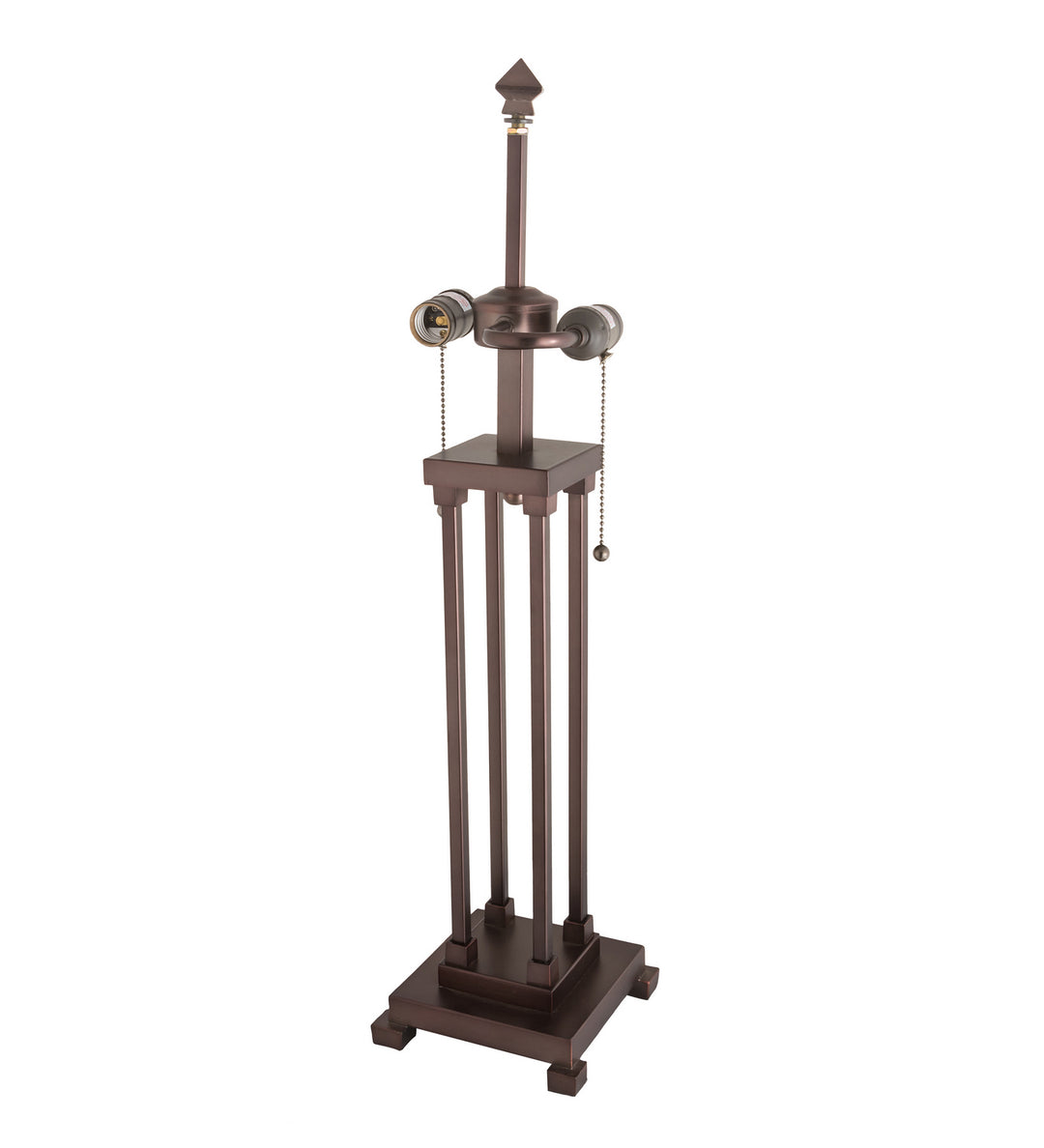 Meyda Tiffany Lighting 218345 Mission Two Light Table Lamp Lamp Bronze / Dark