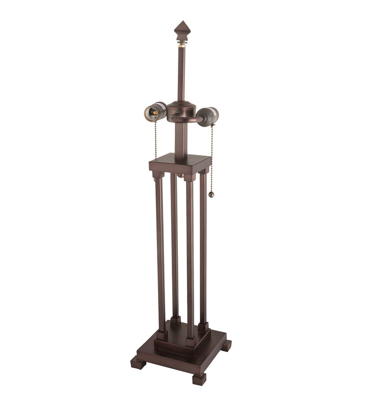 Meyda Tiffany Lighting 218345 Mission Two Light Table Lamp Lamp Bronze / Dark