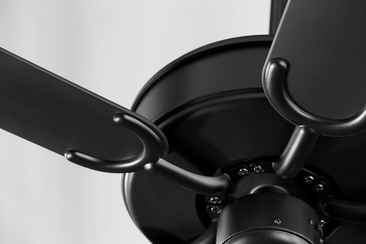 Quorum All-Weather Allure 146525-69 Ceiling Fan - Textured Black, Matte Black