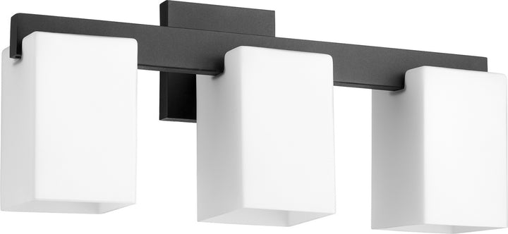 Quorum Modus 5076-3-69 Bath Vanity Light 20 in. wide - Textured Black