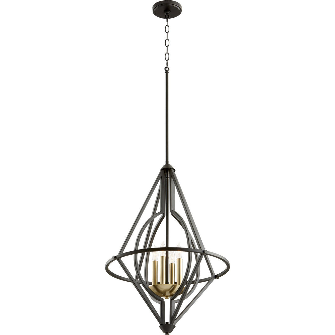 Quorum 8065 Pendants 8065-4-69 Chandelier Light - Noir