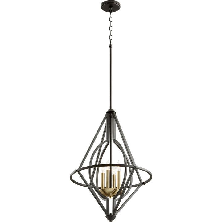 Quorum 8065 Pendants 8065-4-69 Chandelier Light - Noir
