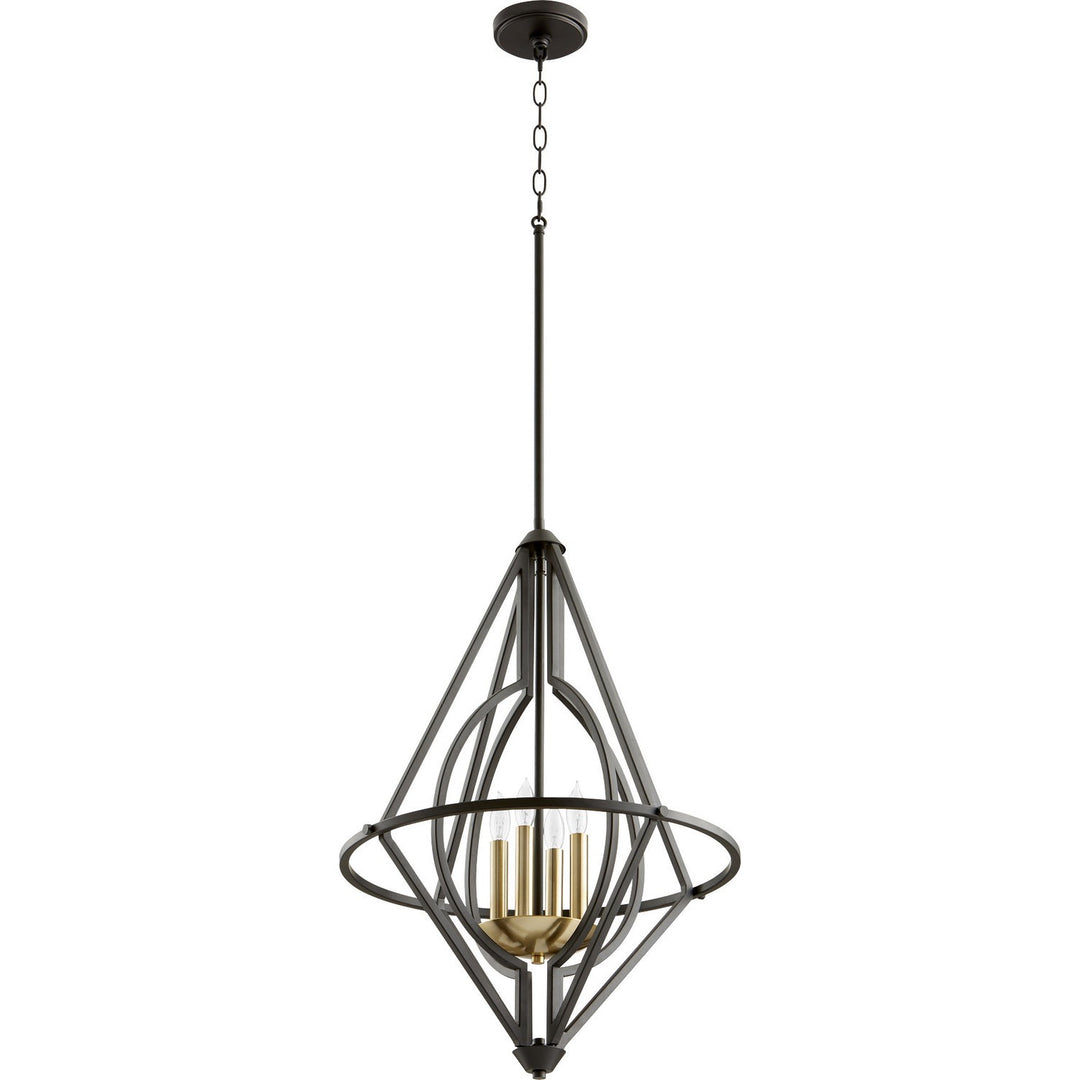 Quorum 8065 Pendants 8065-4-69 Chandelier Light - Noir