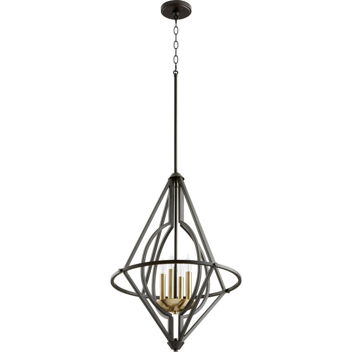 Quorum 8065 Pendants 8065-4-69 Chandelier Light - Noir