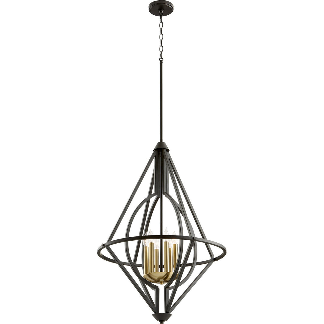 Quorum 8065 Pendants 8065-6-69 Chandelier Light - Noir