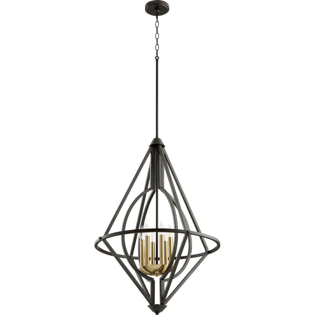 Quorum 8065 Pendants 8065-6-69 Chandelier Light - Noir
