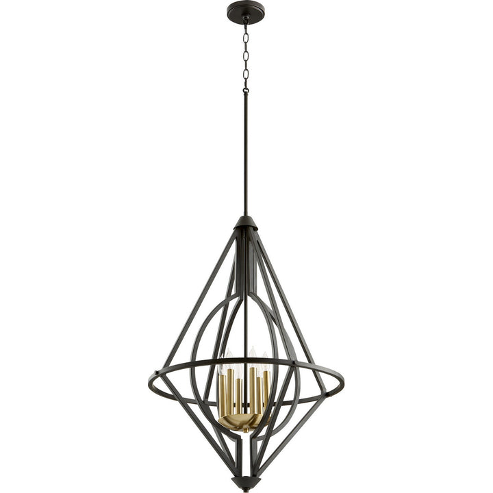 Quorum 8065 Pendants 8065-6-69 Chandelier Light - Noir