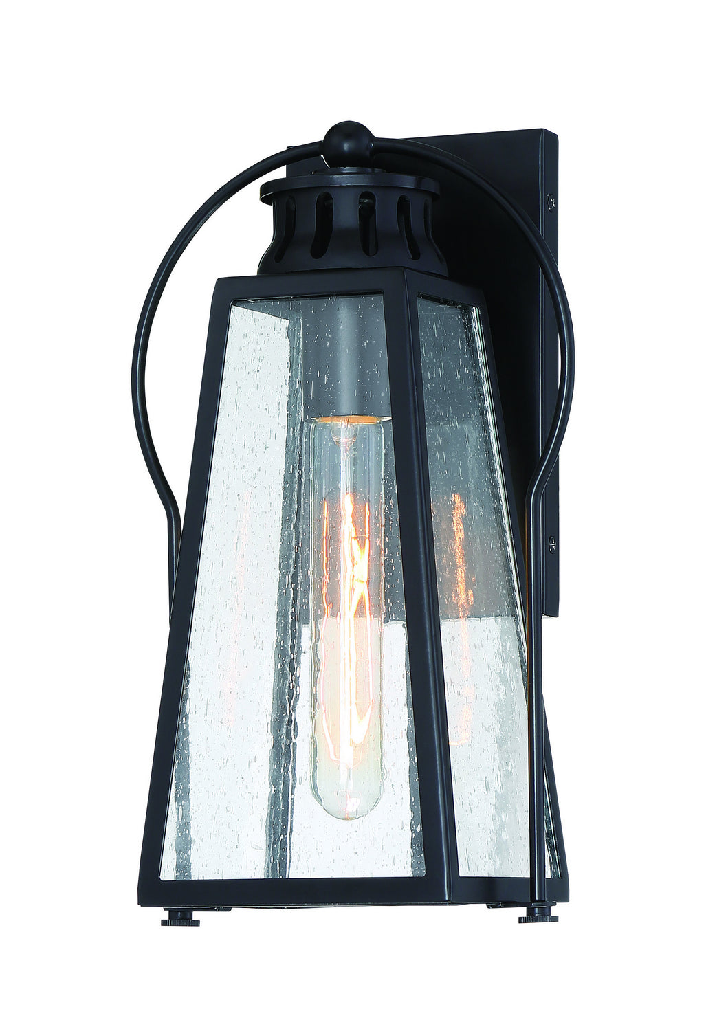 Minka-Lavery Lighting 72701-66A Halder Bridge One Light Outdoor Wall Mount Outdoor Black